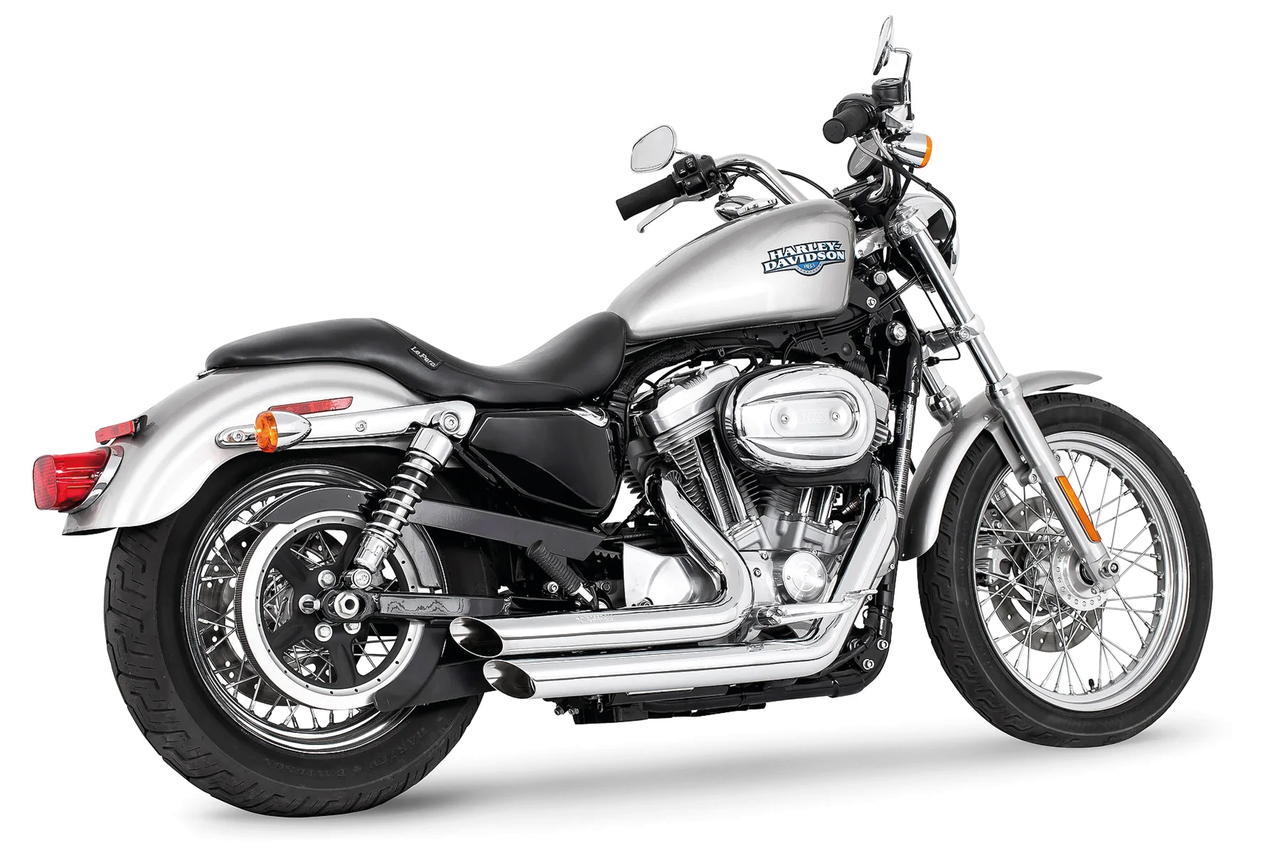 Amendment X Over Xl04 Up Chrome 2-2 Full Exhaust System Freedom Performance Exhaust Default Title