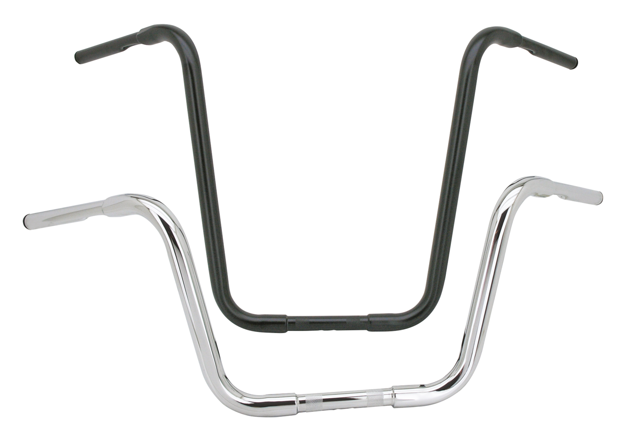 Gzp Chr 1 1/4" Apehanger Handlebar 12" H Handlebar Zodiac Default Title