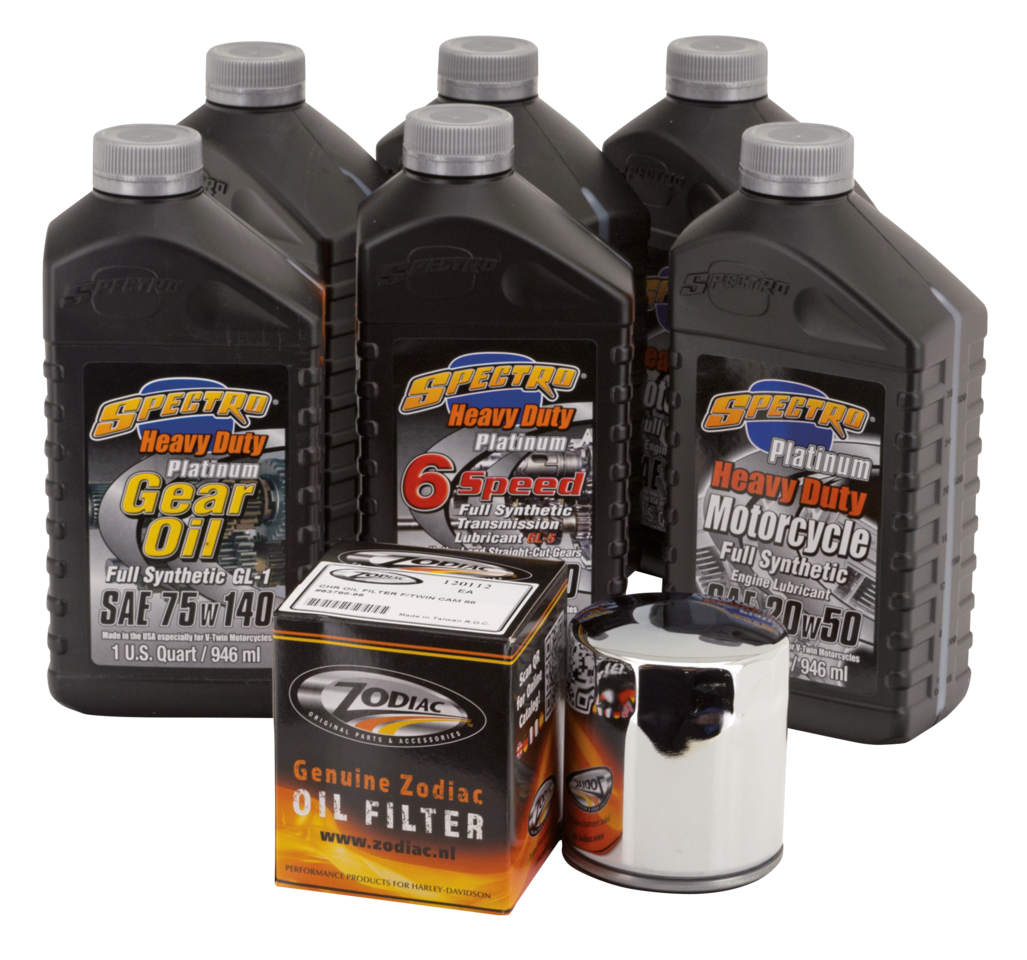 Twin Cam Drive Train Platinum+ Kit Chro Oil Change and Service Kit Spectro Oils Of America Default Title