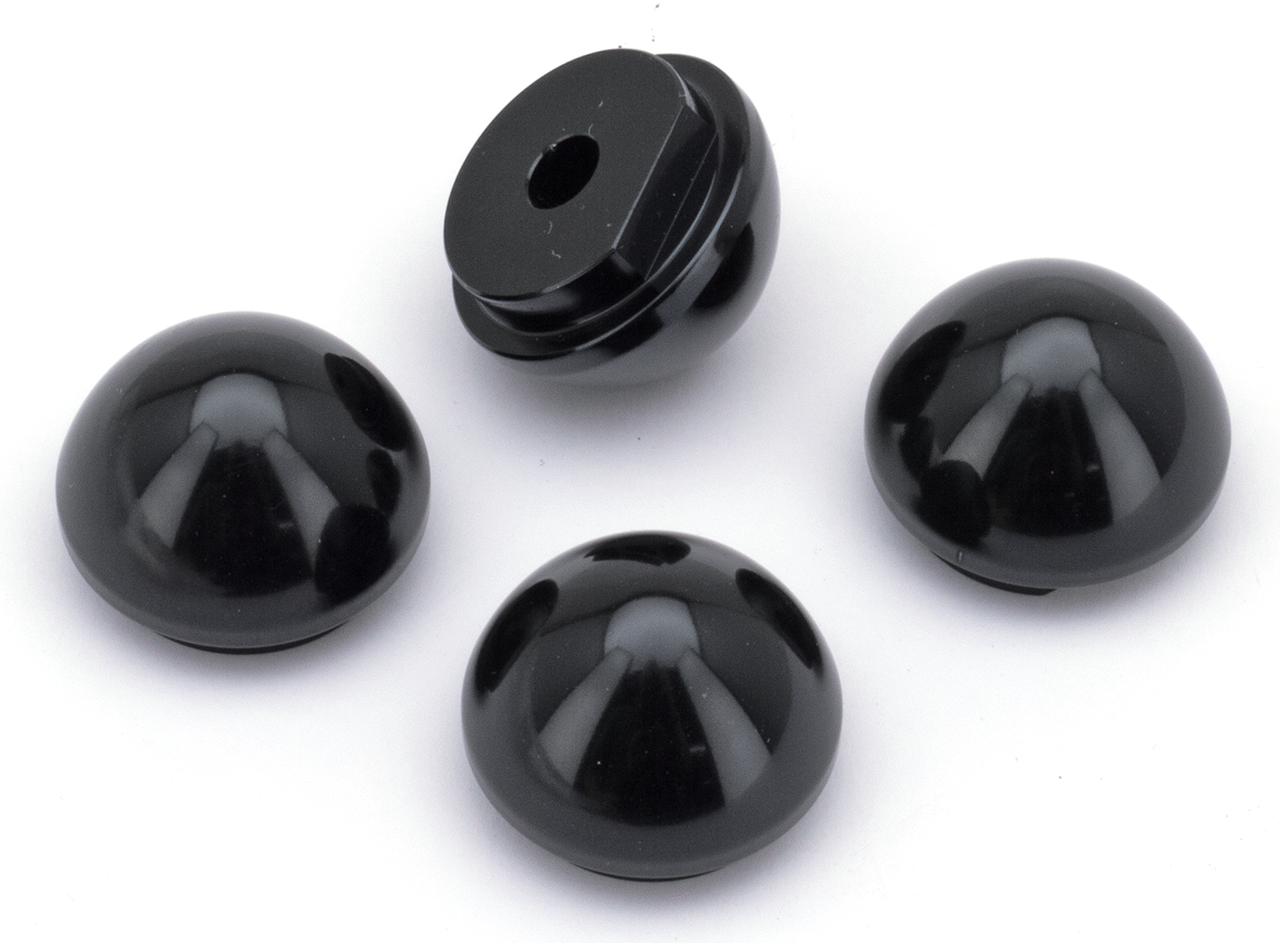 Gzp Tomahawk Domed End Caps Black Set Of One Inch Diameter Handlebars Zodiac Default Title
