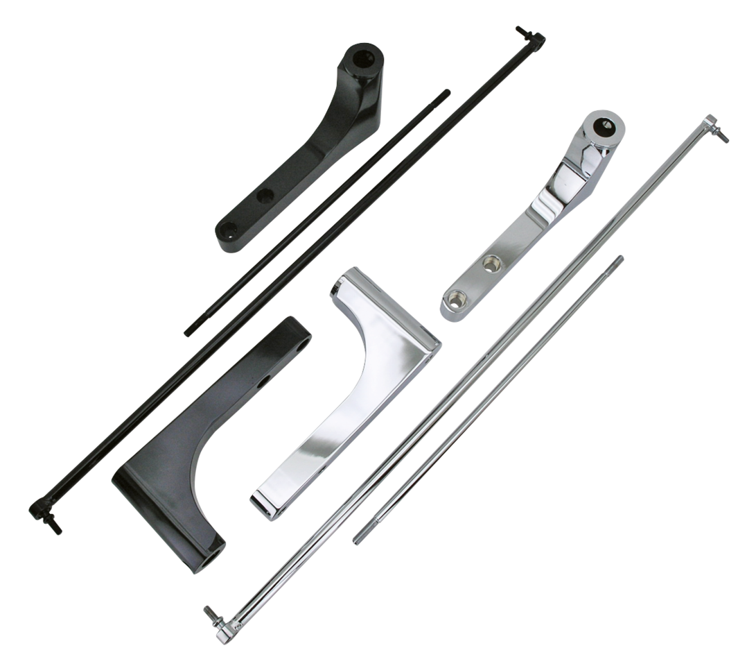 Gzp Chr Xl04 13 6" Forward Control Exten Foot Control Extension & Relocation Kit Zodiac