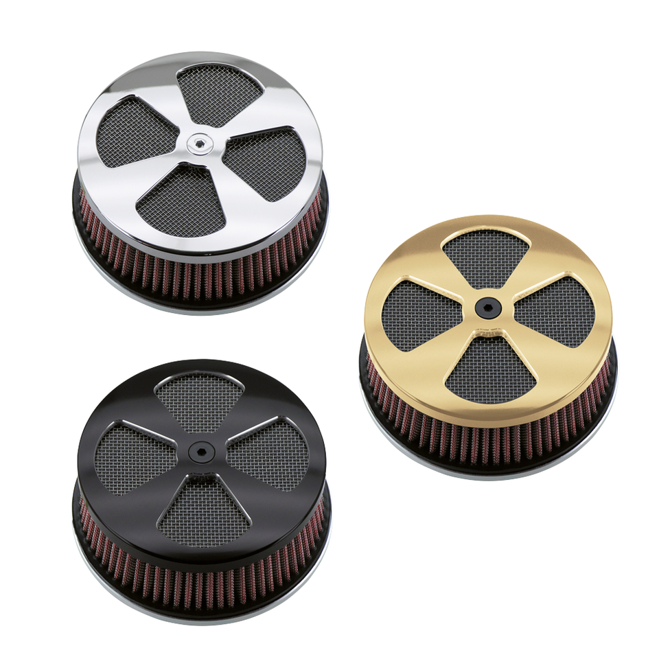 Gzp Chrome Hp Classic Smoothie Aircleane Air Cleaner & Component Zodiac