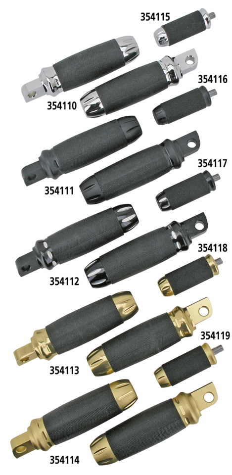 Gzp Panorama Foot Peg Set,Chrome (Male M Foot Peg Zodiac