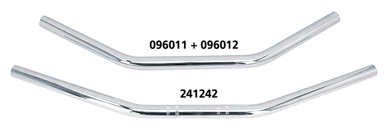 Gzp Drag Bar W=62cm D=1" No Dimples Handlebar Zodiac