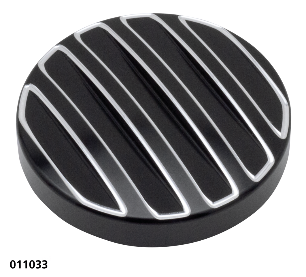 Gzp Black/Cut Ribbed Dummy Cap St18 21 Gas Cap & Cover Zodiac Default Title