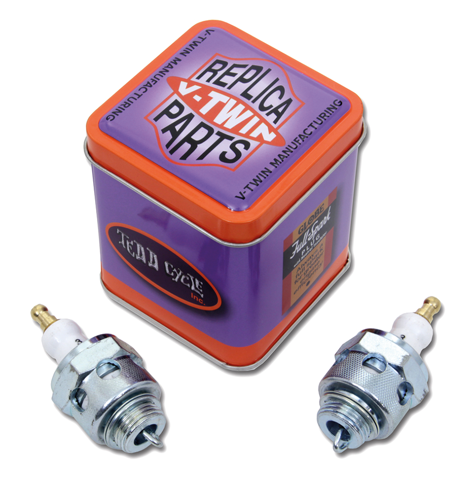 V Twin Replica Nr 3 Style Sparkplug Set Spark Plug V Twin Mfg Default Title