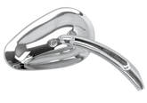 Gzp Chrome Sweeping Teardrop Mirror Righ Mirror & Component Zodiac Default Title