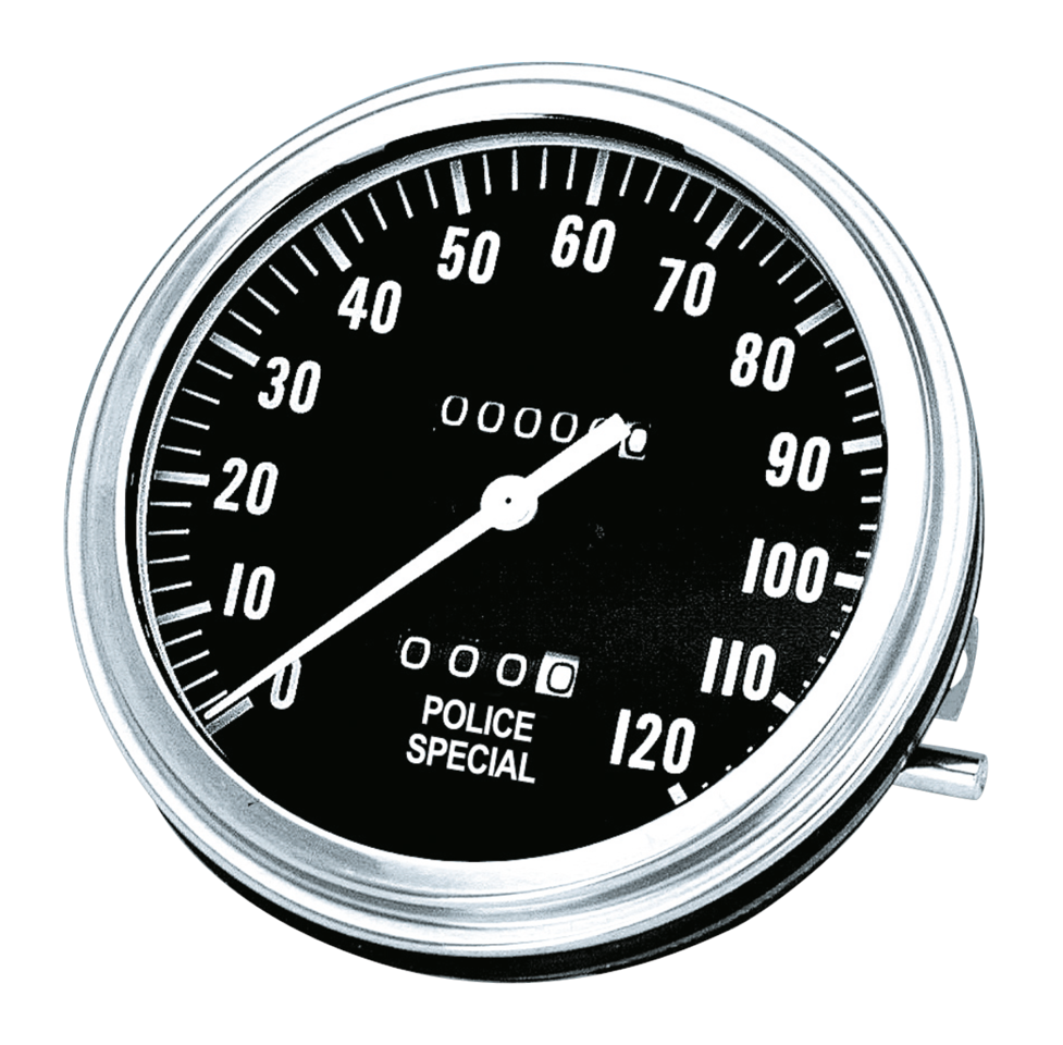 Gzp Police Special Speedo 1:1 Mph Speedometer Zodiac Default Title