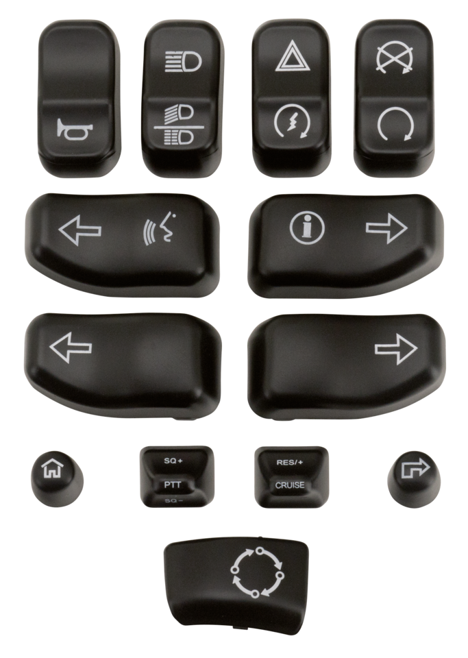 Gzp Blk Switch Cap Kit Flh/T14 15 Handlebar Controls Zodiac Default Title