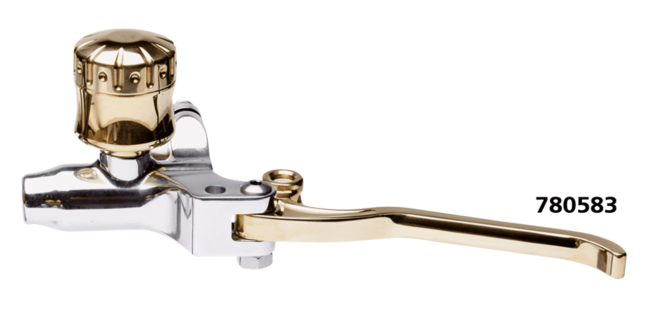 Hydr Clutch Polish Tank Brass Lever Bras Handlebar Controls Vity's Design Default Title