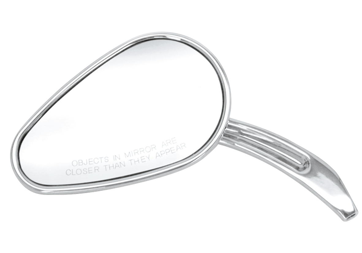 Gzp Chrome Sweeping Teardrop Mirror L Mirror & Component Zodiac Default Title
