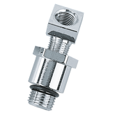 Chrome Plated Oil Gauge Fitting H D 70up Oil Pressure Gauge Bender Cycle Default Title