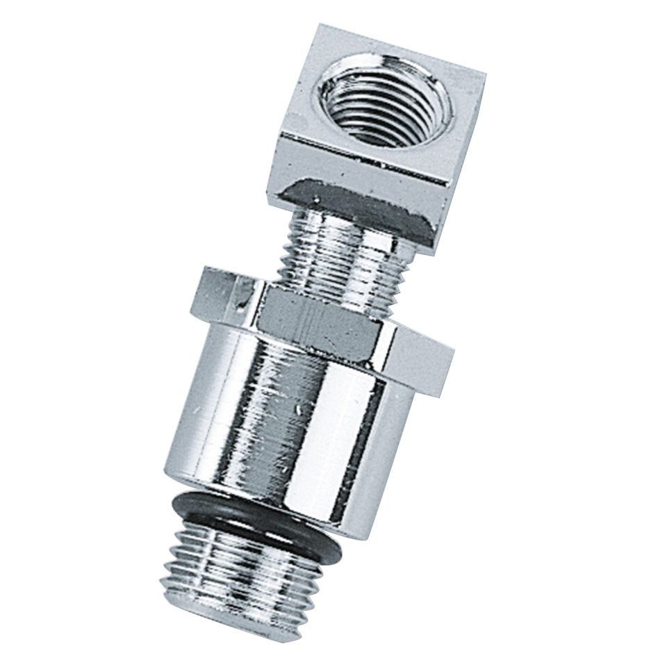 Chrome Plated Oil Gauge Fitting H D 70up Oil Pressure Gauge Bender Cycle Default Title