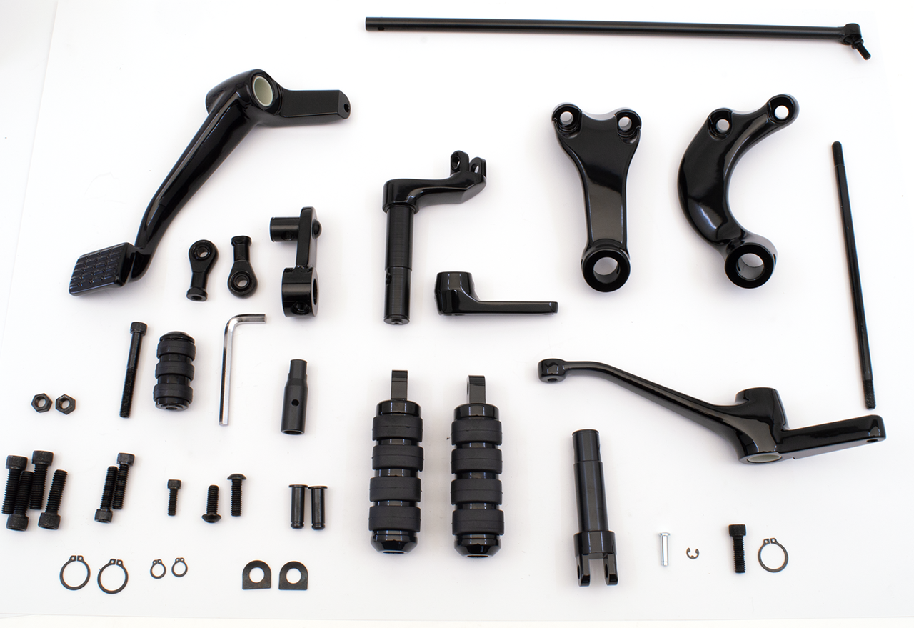 Gzp Black Forward Controls Xl14 Up +2" E Forward Control Kit Zodiac Default Title