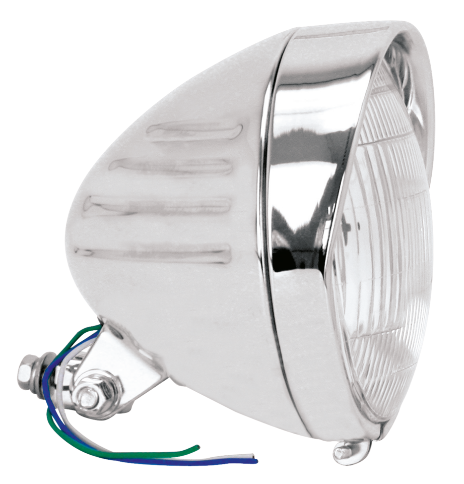 Gzp Grooved 6 1/2" Headlight H4 12 V 60/5 Headlight Zodiac Default Title