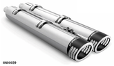Freedom Racing S/O Chr/Blk Roadm/Chiefta Slip-On & Muffler Freedom Performance Exhaust Default Title