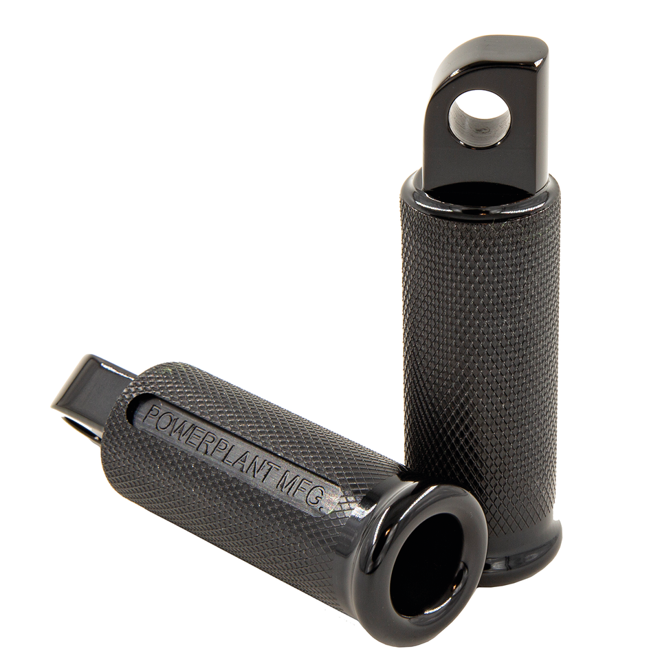 P16 Shorty Pegs, Black Foot Pegs P16 Powerplant Motorcycle Co. Default Title