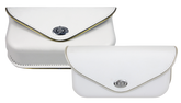 Windshield Pouch White/Silv Trim Fl60 84 Windshield Bags V Twin Mfg Default Title