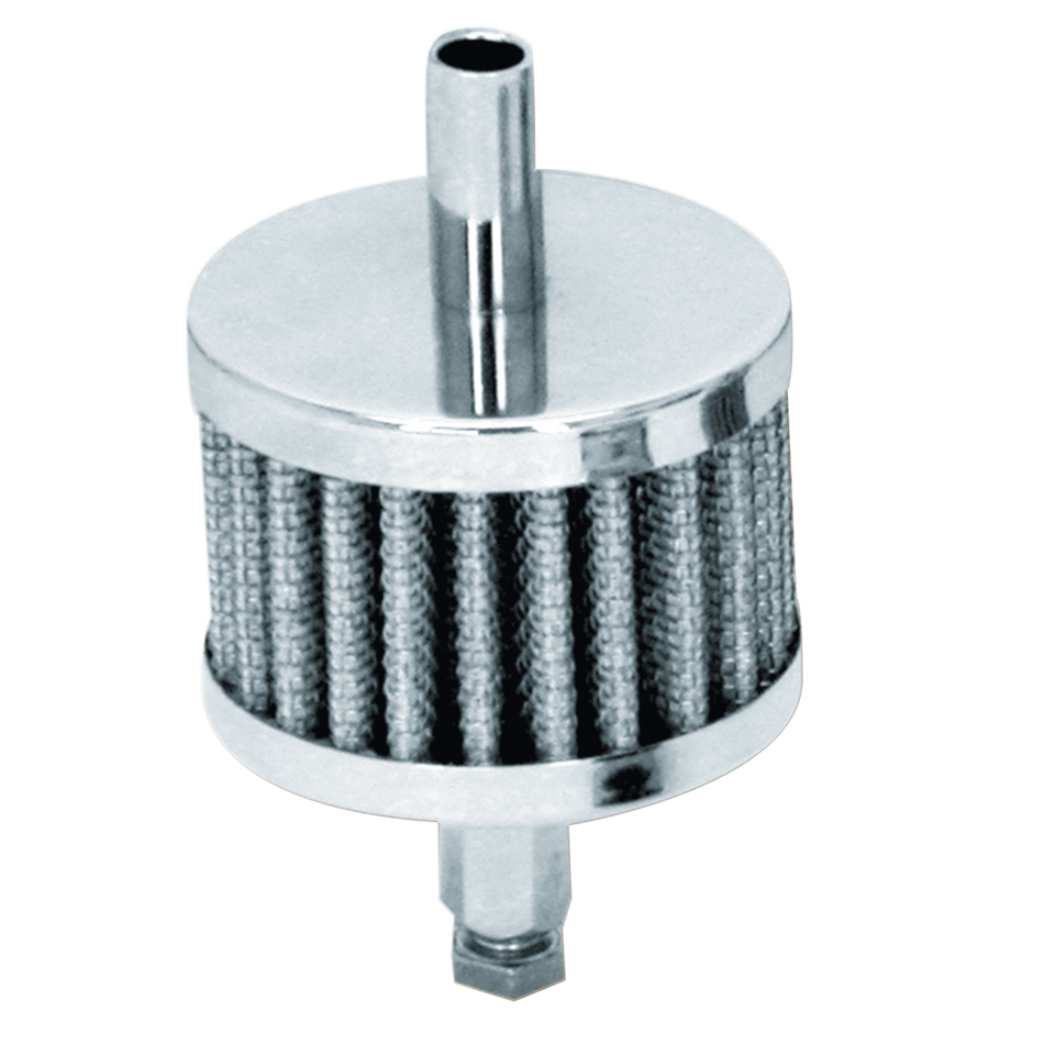 Gzp Chr Crankcase Breather 3/8" W Stud+B Air Cleaner Breather Kit Zodiac Default Title