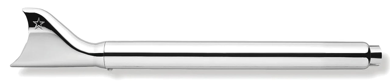 E2 Ev80 Flh/T95 98 33" Sharktail S/Os Ch Slip-On & Muffler Thorcat Exhaust