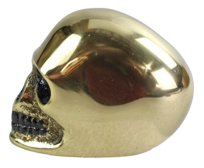 Brass Skull Style Shifter Knob 3/8" Thre Hand Shifter V Twin Mfg