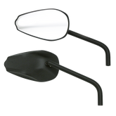 Gzp Black Cobra Mirror Set W/Round St Mirror & Component Zodiac Default Title