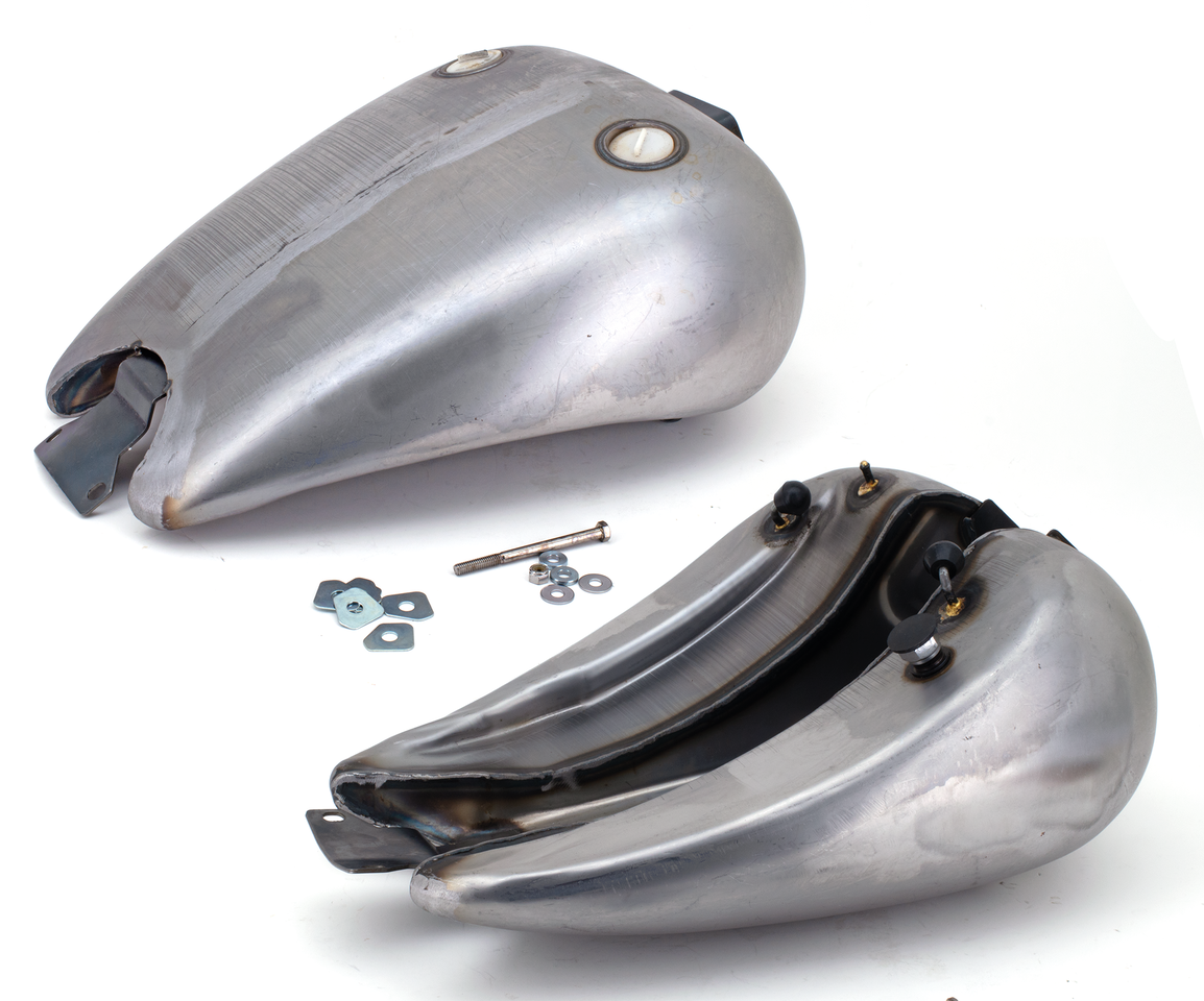 Gzp 2" Str Fxr Gastank Dual Smooth Top Stretched Gas Tank Zodiac Default Title