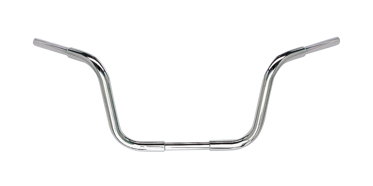 Gzp Fat Bubba 1.25" Chrome 10" Rise Apeh Fat Handlebars for one inch handlebar clamps Zodiac Default Title