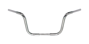 Gzp Fat Bubba 1.25" Chrome 10" Rise Apeh Fat Handlebars for one inch handlebar clamps Zodiac Default Title