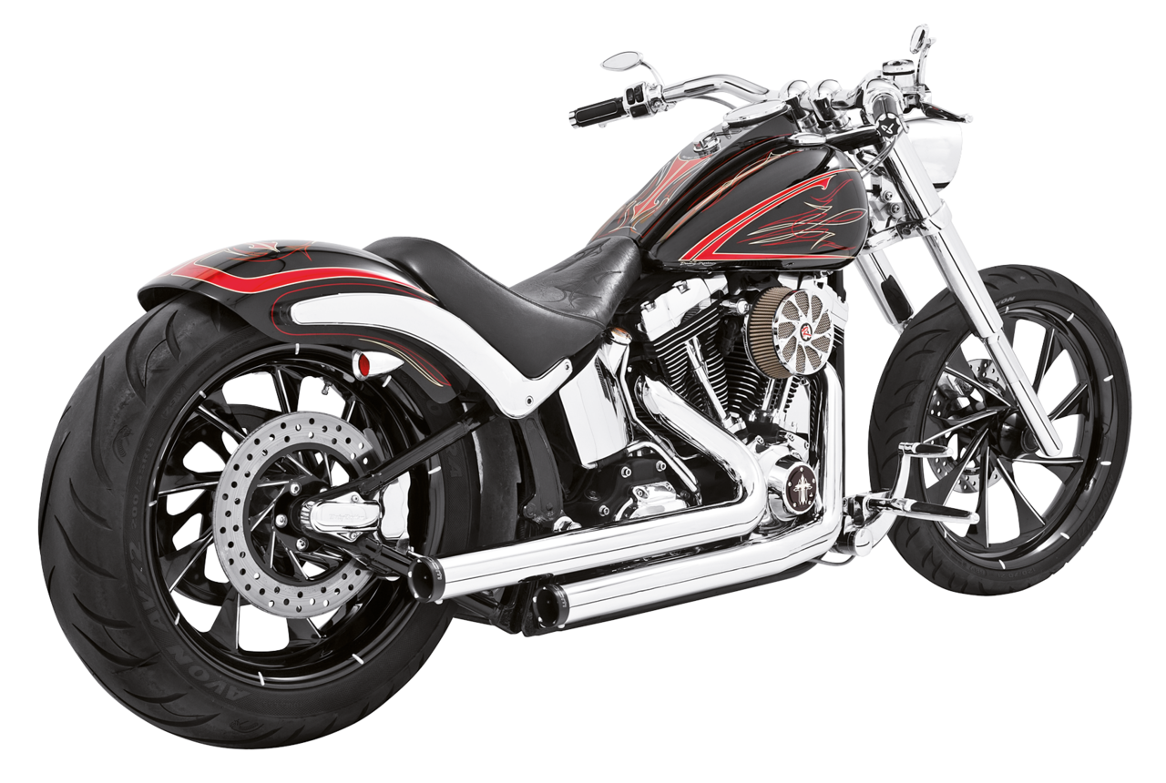 Staggered Duals Chr/Blck F*St86 17 2-2 Full Exhaust System Freedom Performance Exhaust