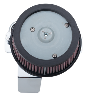 Gzp Chrome Me17 Up Round Hp A/C W/Breath Genuine Zodiac Air Cleaners Zodiac Default Title