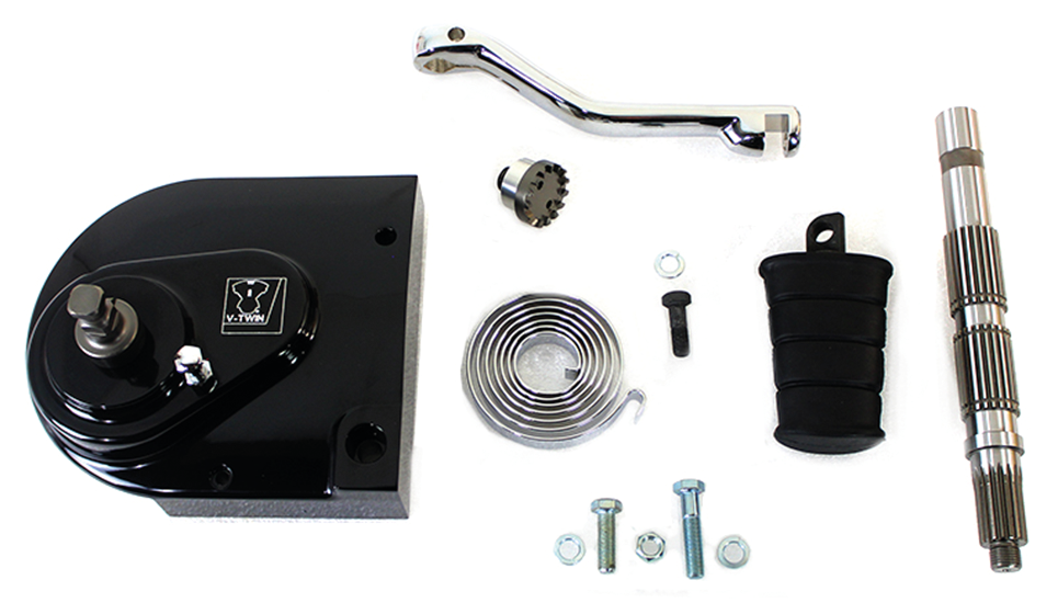 Kicker Kit Xl91 03 W/Frwrd Cntrls Black Kickstart Kit & Parts V Twin Mfg Default Title