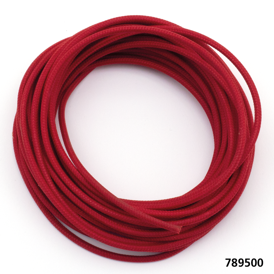 Cloth Covered Wire Pure Red 25ft Wiring & Connector V Twin Mfg