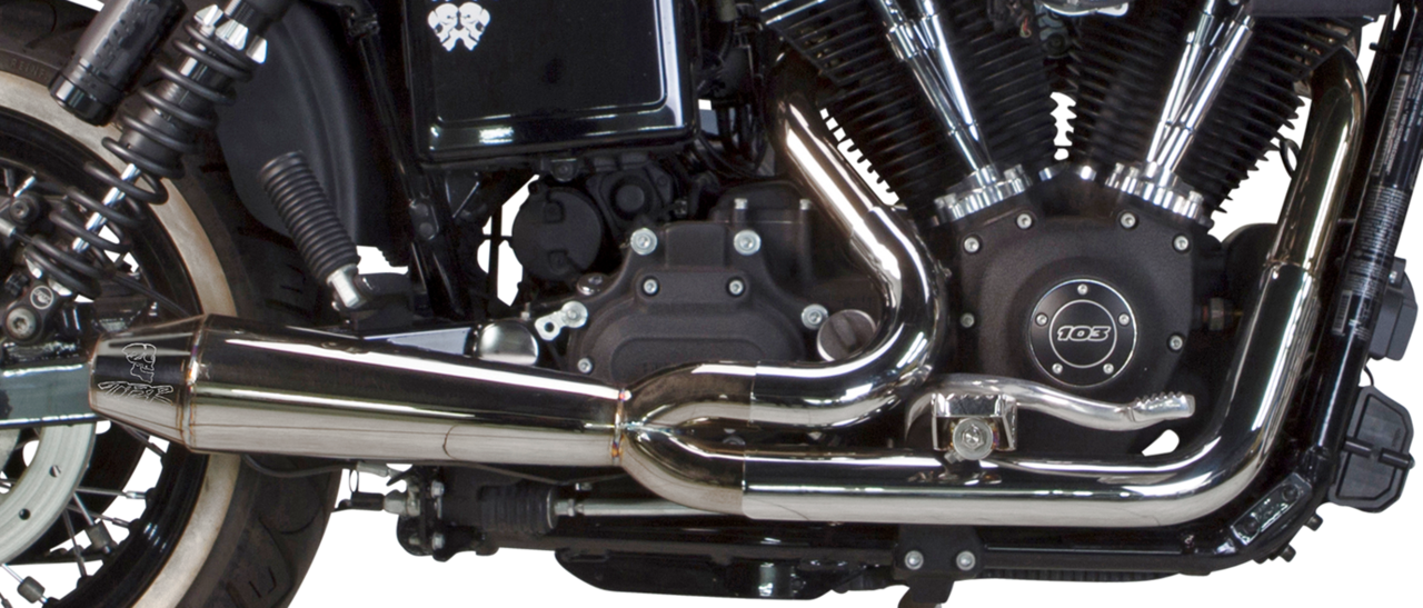 2 Bros Fxd06 17 2 1 Polished G 2-1 Full Exhaust System Two Brothers Racing Default Title