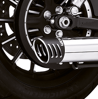 Racing Slip Ons Black Tips Xl04 13 Slip-On & Muffler Freedom Performance Exhaust