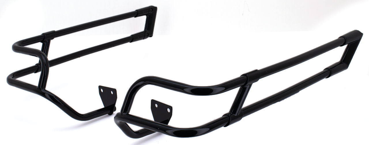 Saddlebag Rail Black Kit Flh/T14 Up Saddlebag & Component V Twin Mfg Default Title