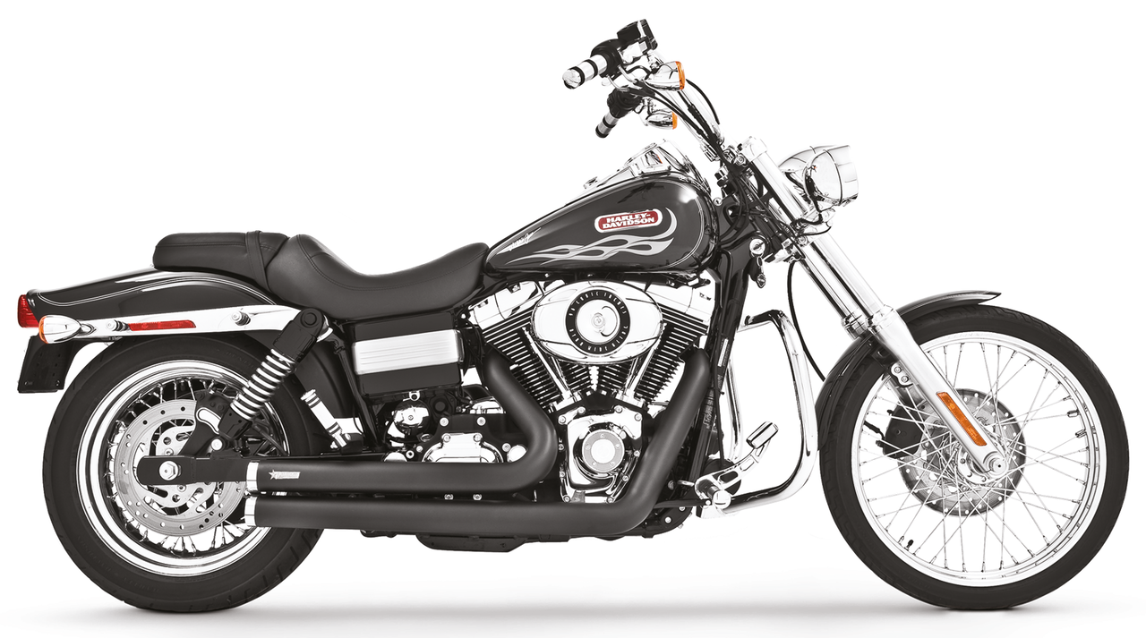 Independence Shorty Black Fxd91 05 2-2 Full Exhaust System Freedom Performance Exhaust