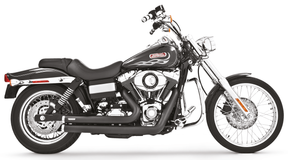 Independence Shorty Black Fxd91 05 2-2 Full Exhaust System Freedom Performance Exhaust