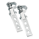 Gzp Folding Custom Pegs W/Clamp Diamonds Foot Peg Zodiac Default Title