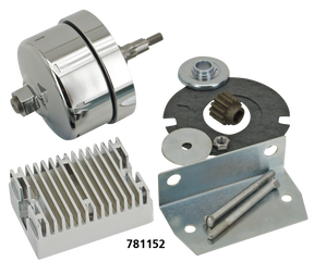 Alternator Conversion Kit Bt41 69 Chrome Generator Parts V Twin Mfg Default Title