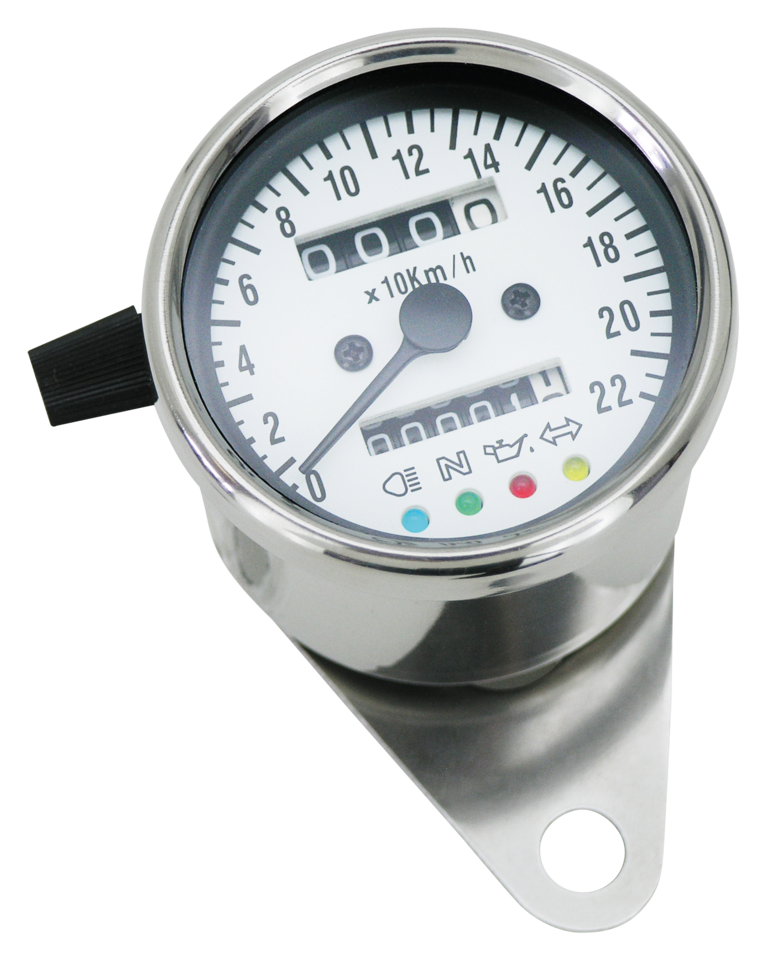 Gzp 4 Light Speedo Kmh Black Housing Gauge Mount Zodiac Default Title