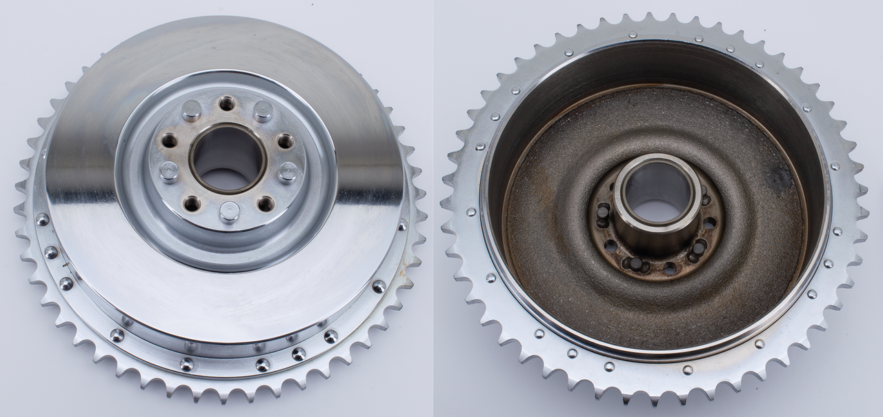 Gzp Brake Drum Rear W/Sprkt Bt67 72 Sprocket & Pulley Zodiac Default Title