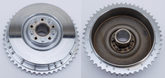 Gzp Brake Drum Rear W/Sprkt Bt67 72 Sprocket & Pulley Zodiac Default Title