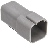 6 Pole Grey Pin Housing Electrical Connector Deutsch Connectors Default Title