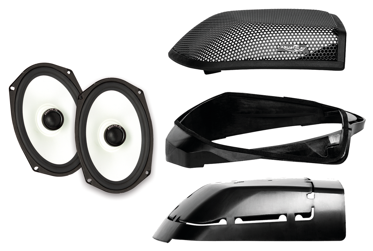 Aquatic Waterproof Saddlebag Kit - 14+ Touring Speakers Aquatic Av Default Title