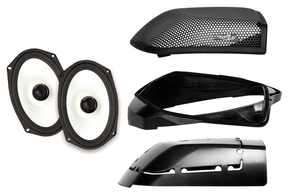 Aquatic Waterproof Saddlebag Kit - 14+ Touring Speakers Aquatic Av Default Title