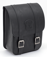 Texas Leather Softail Bag Straight 84 Up Leather Luggage Texas Leather Default Title