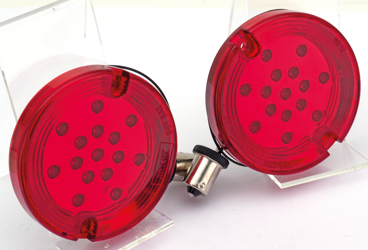 Led Turnsignal Kit Galaxy Flat Red Rear Electric & Light Adjure Default Title