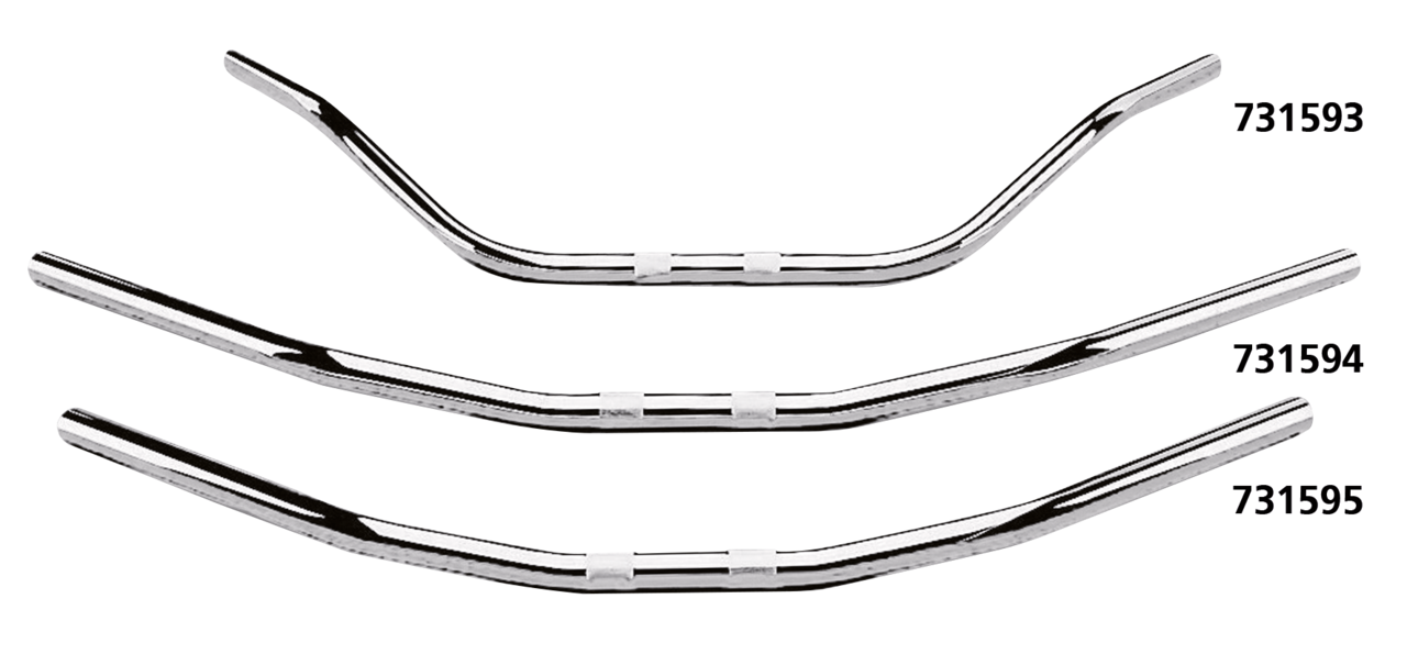 "Dirty Bar" Xtra Wide 3 Hole One Inch Diameter Handlebars Crc Custom Parts