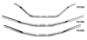 "Dirty Bar" Xtra Wide 3 Hole One Inch Diameter Handlebars Crc Custom Parts